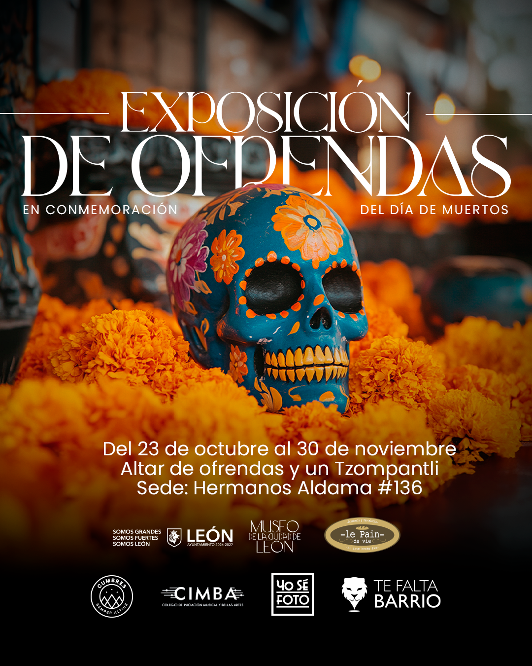 "Exposición de ofrendas" En conmemoración del día de muertos